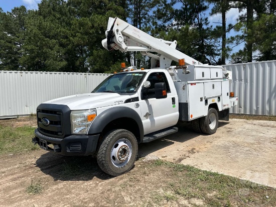 2016 FORD F-550 SUPER DUTY 4X4  BUCKET TRUCK ETI ETC37IH VIN: 1FDUF5HT6GED03952