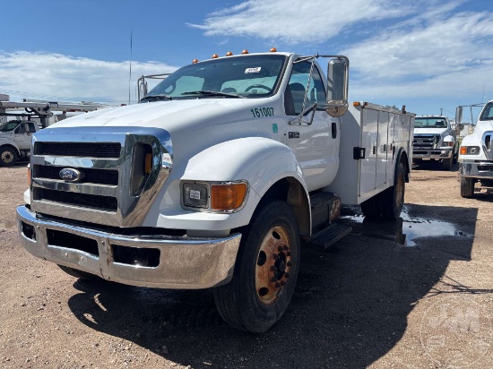 2010 FORD F-750 UTILITY TRUCK VIN: 3FRXF7FD8AV272310