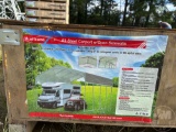 UNUSED HURRICANE MSC2020F 20 FT X 20 FT  STEEL CARPORT W/ OPEN SIDEWALLS
