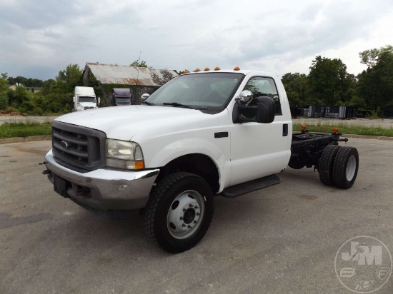 2003 FORD F-550 SINGLE AXLE CAB & CHASSIS VIN: 1FDAF57F73EA64159
