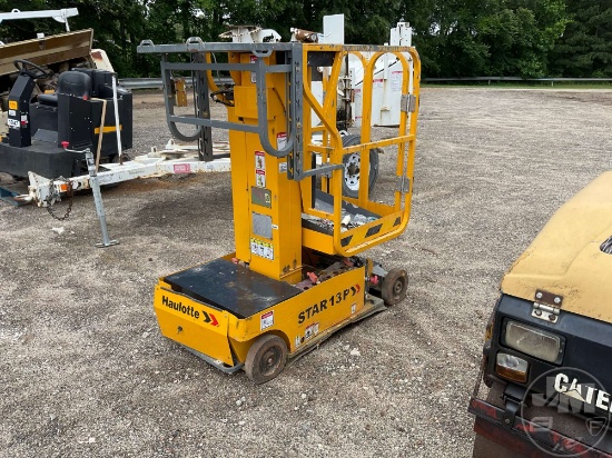 2013 HAULOTTE STAR 13P AERIAL LIFTS SN: ME110874