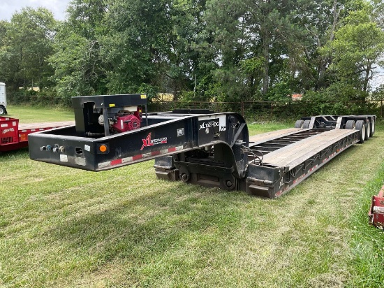 2008 X-L SPECIALIZED TRAILERS INC XL 102 HDG HYDRAULIC RGN LOWBOY TRAILER VIN: 4U3J051378L008302