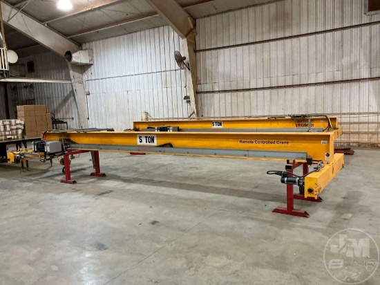 2020 KONE CRANES 5 TON OVERHEAD CRANE SN: 100545230