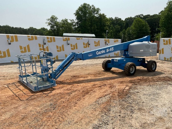 2013 GENIE S-45 4X4 TELESCOPIC BOOM LIFT SN: S4513-18048