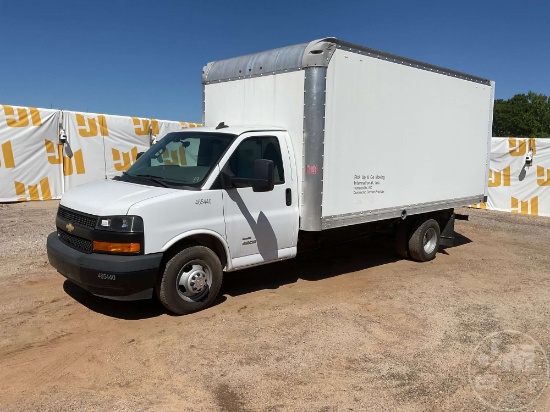 2019 CHEVROLET EXPRESS 4500 SINGLE AXLE VAN TRUCK VIN: 1HA6GVCG9KN011298
