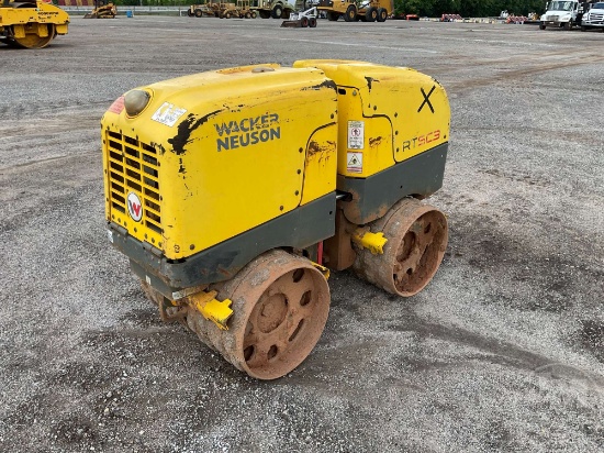 2017 WACKER NEUSON RTKX-SC3 PADFOOT WALK BEHIND COMPACTOR SN: 24374609