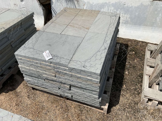 PALLET OF BLUE STONE PAVERS
