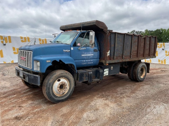 1993 GMC C7 SINGLE AXLE DUMP TRUCK VIN: 1GDM7H1J9PJ519650