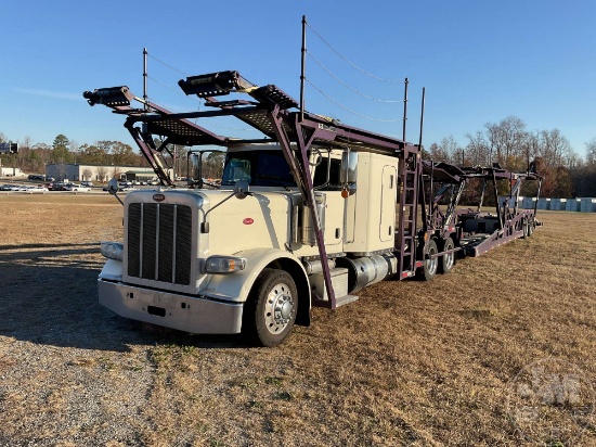 2019 PETERBILT 389 T/A CAR HAULER TRUCK VIN: 1NPXLP9X8KD497771
