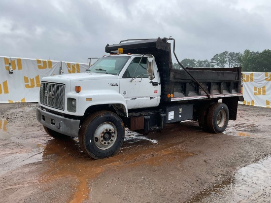 1995 GMC C7 SINGLE AXLE DUMP TRUCK VIN: 1GDM7H1J1SJ520543