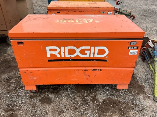 RIDGID JOBOX W/ CONTENTS, 48”......L X 24”......W X 34”......H