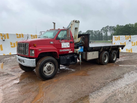 1998 GMC C7 CORMACH 6170 LBS BOOM TRUCK VIN: 1GDT7H4C5WJ517451
