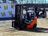 2008 TOYOTA 8FGCU30 CUSHION TIRE FORKLIFT SN: 1190