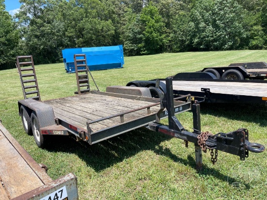 HOMEMADE 12’......X76”......  TAG A LONG EQUIPMENT TRAILER VIN: NCX1119025