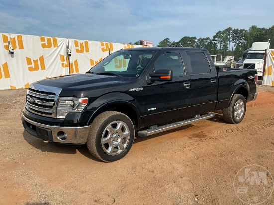 2013 FORD F-150 LARIAT CREW CAB 4X4 PICKUP VIN: 1FTFW1ET0DKE69536