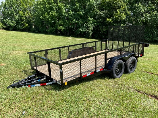 2025 TRIPLE CROWN TRAILERS, INC TRIPLE CROWN TRAILERS, INC LANDSCAPE TRAILER 6'X14' VIN: 1XNDU1428S2