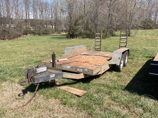 SUNBELT RENTALS 14’......X73”...... TAG A LONG EQUIPMENT TRAILER