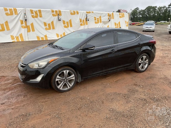 2014 HYUNDAI ELANTRA VIN: KMHDH4AH0EU081017