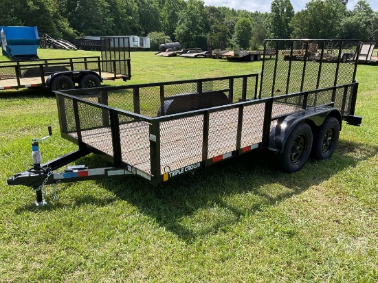 2025 TRIPLE CROWN TRAILERS, INC TRIPLE CROWN TRAILERS, INC LANDSCAPE TRAILER 6'6"X14' VIN: 1XNBU1420