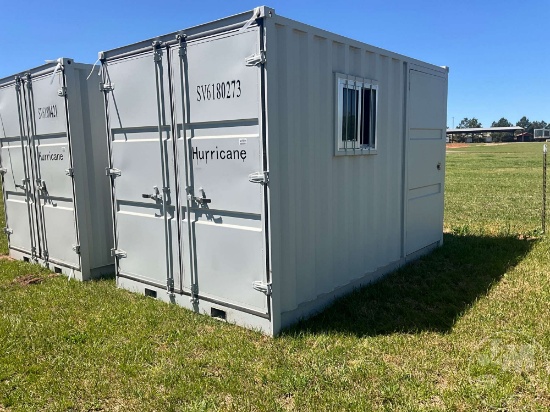 11’......9”...... L X 7’...... W HURRICANE  CONTAINER SN: SV6180283