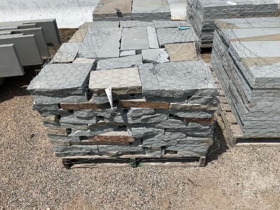 PALLET OF BLUE STONE PAVERS