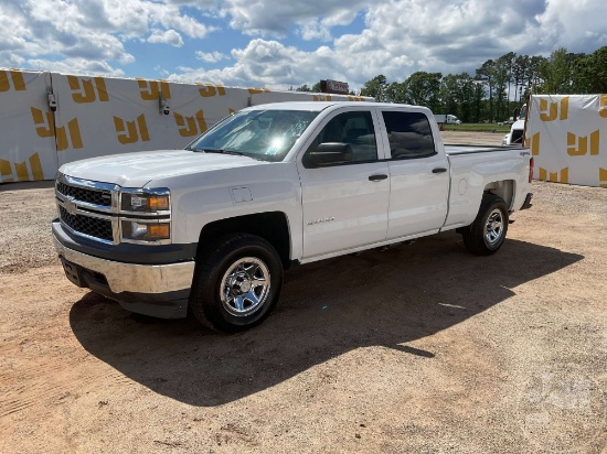 2014 CHEVROLET SILVERADO CREW CAB 4X4 PICKUP VIN: 3GCUKPEH4EG504282