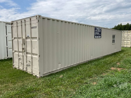 40'  CONTAINER SN: 400122