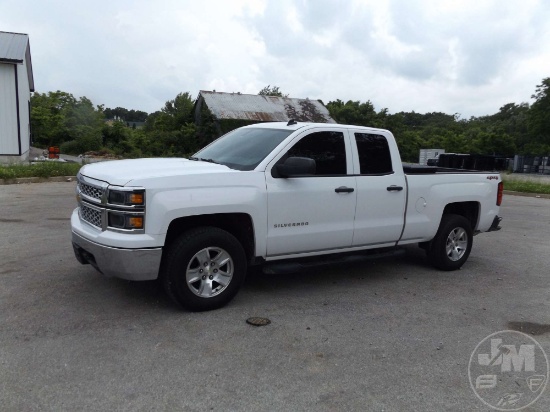 2014 CHEVROLET SILVERADO LT DOUBLE CAB 4X4 PICKUP VIN: 1GCVKREH5EZ171655