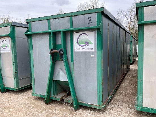 GREEN MOUNTAIN TECHNOLOGIES IN-VESSEL COMPOSTING RECTANGLE ROLL-OFF CONTAINER