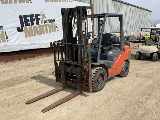 2012 TOYOTA BRGU32 CUSHION TIRE FORKLIFT SN: 36007