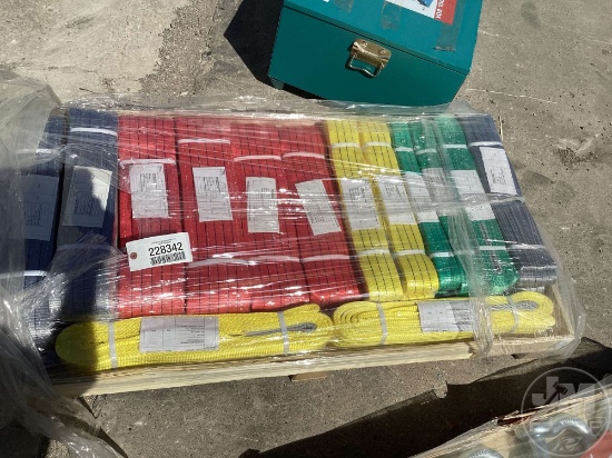 UNUSED POLYESTER WEBBING SLING ASSORTMENT
