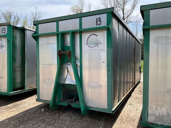 GREEN MOUNTAIN TECHNOLOGIES IN-VESSEL COMPOSTING RECTANGLE ROLL-OFF CONTAINER