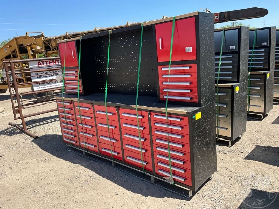 UNUSED 2025 10FT-40D-01B 40 DRAWER WORK BENCH