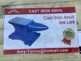 200LB CAST IRON ANVIL