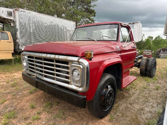 FORD F600 SINGLE AXLE CAB & CHASSIS VIN: F60EVAJ0623