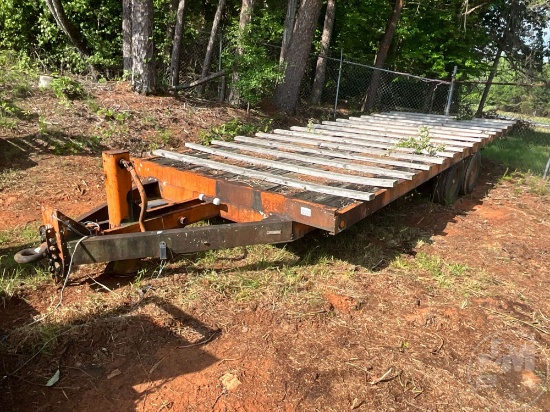 HOMEMADE  TRAILERS 7’......8”...... X 21’...... TAG A LONG UTILITY TRAILER VIN: T859946