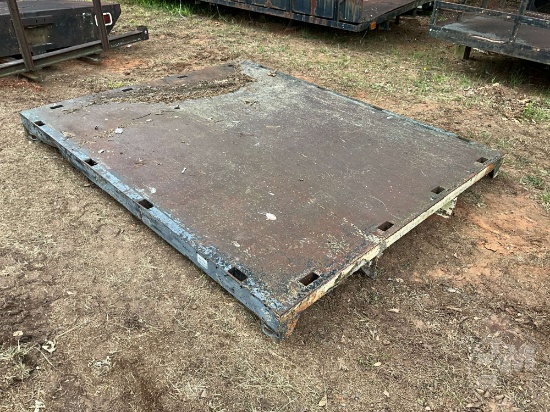 9’...... X 7’......6”...... STEEL FLATBED