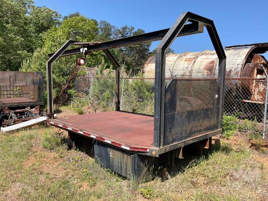 12’...... STEEL BED WITH UTILITY BOXES & JET 1-1/2 TON