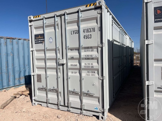 2025 40' HIGH CUBE CONTAINER SN: LYGU4163760