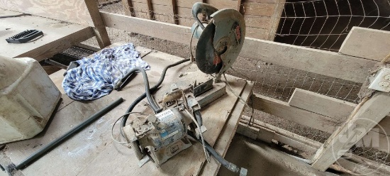 6”...... BENCH GRINDER & 14”...... CLARKE CHOP SAW