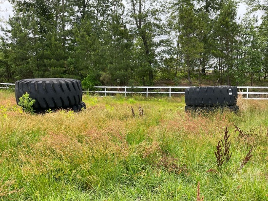 SET OF (4) EQUIPMENT TIRES