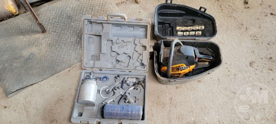AIR SPRAY GUN KIT & POULAN CHAINSAW