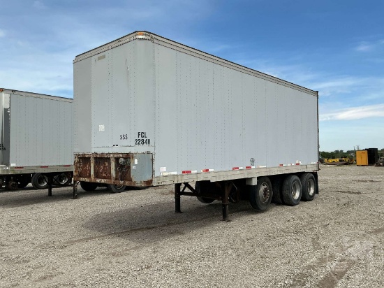 2000 FRUEHAUF 28'X102" VAN TRAILER VIN: 1JJV292F8YF639944