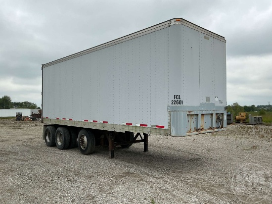 2000 FRUEHAUF 28'X102" VAN TRAILER VIN: 1JJV292FXYF639928