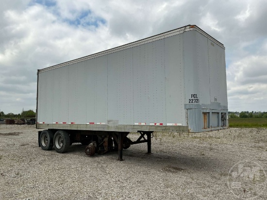 2000 FRUEHAUF 28'X102" VAN TRAILER VIN: 1JJV402F5YF639941
