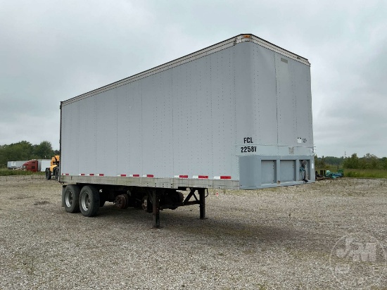 2000 FRUEHAUF 28'X102" VAN TRAILER VIN: 1JJV292F1YF639929