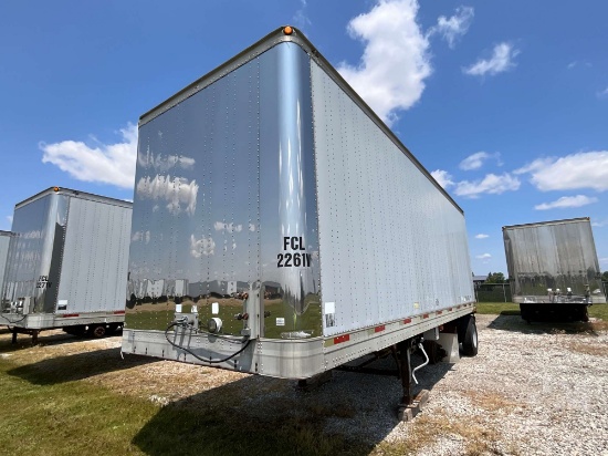 1999 TRAILMOBILE 28'X102" VAN TRAILER VIN: 1PT07AAE1X9017679