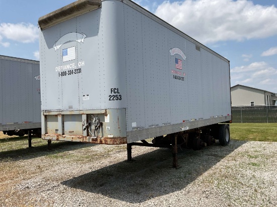 1995 FRUEHAUF 28'X96" VENTILATED VAN TRAILER VIN: 2V02931SECC6618