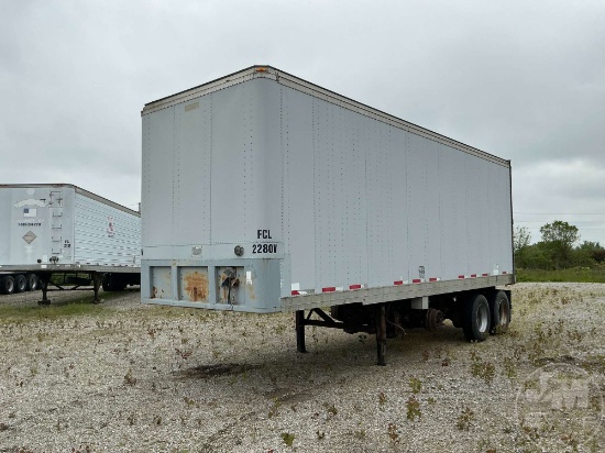 1999 FRUEHAUF 28'X102" VAN TRAILER VIN: 1JJV342F7YF539935