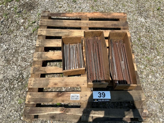 PALLET OF VARIOS AIR CHISELS